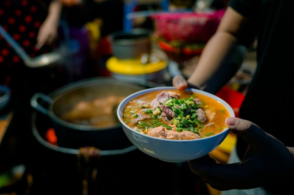 Bún bò Huế - tinh hoa ẩm thực cố đô. Ảnh: Cổng TTĐTTP Huế