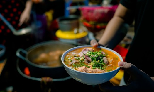 Bún bò Huế - tinh hoa ẩm thực cố đô. Ảnh: Cổng TTĐTTP Huế