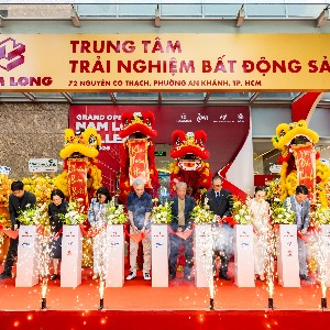 Nam Long Gallery tại Khu đô thị Sala (Thủ Thiêm) là địa điểm kết nối trải nghiệm mới dành cho khách hàng quan tâm hệ sinh thái các đô thị tích hợp của Nam Long. Ảnh: Nam Long.