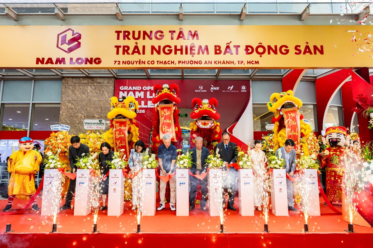 Nam Long Gallery tại Khu đô thị Sala (Thủ Thiêm) là địa điểm kết nối trải nghiệm mới dành cho khách hàng quan tâm hệ sinh thái các đô thị tích hợp của Nam Long. Ảnh: Nam Long.