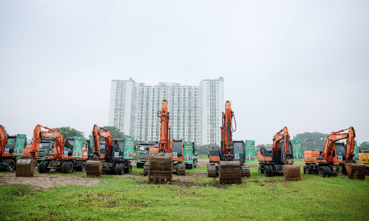 Hanoi is accelerating social housing projects. (Photo: Him Lam JSC)