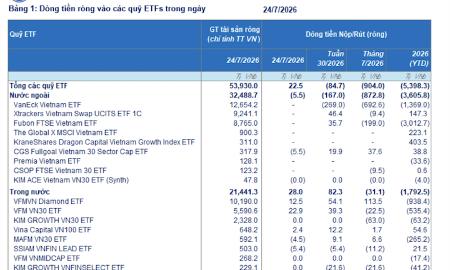 Quỹ Fubon ETF bất ngờ mua ròng cổ phiếu Việt Nam