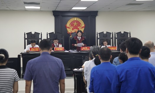 Quang cảnh phiên tòa. Ảnh: Như Nguyệt.