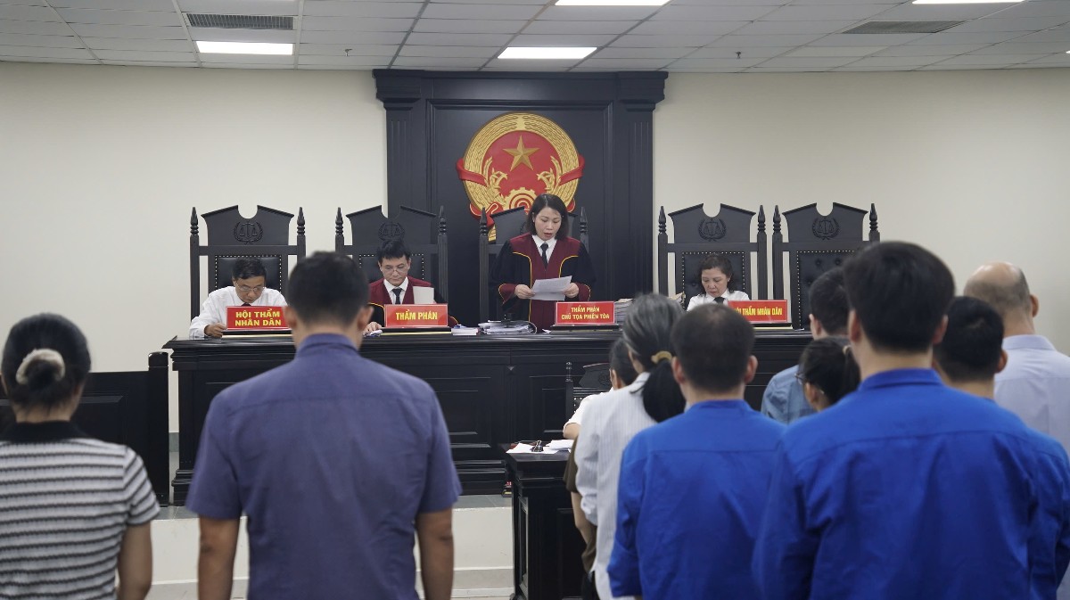 Quang cảnh phiên tòa. Ảnh: Như Nguyệt.