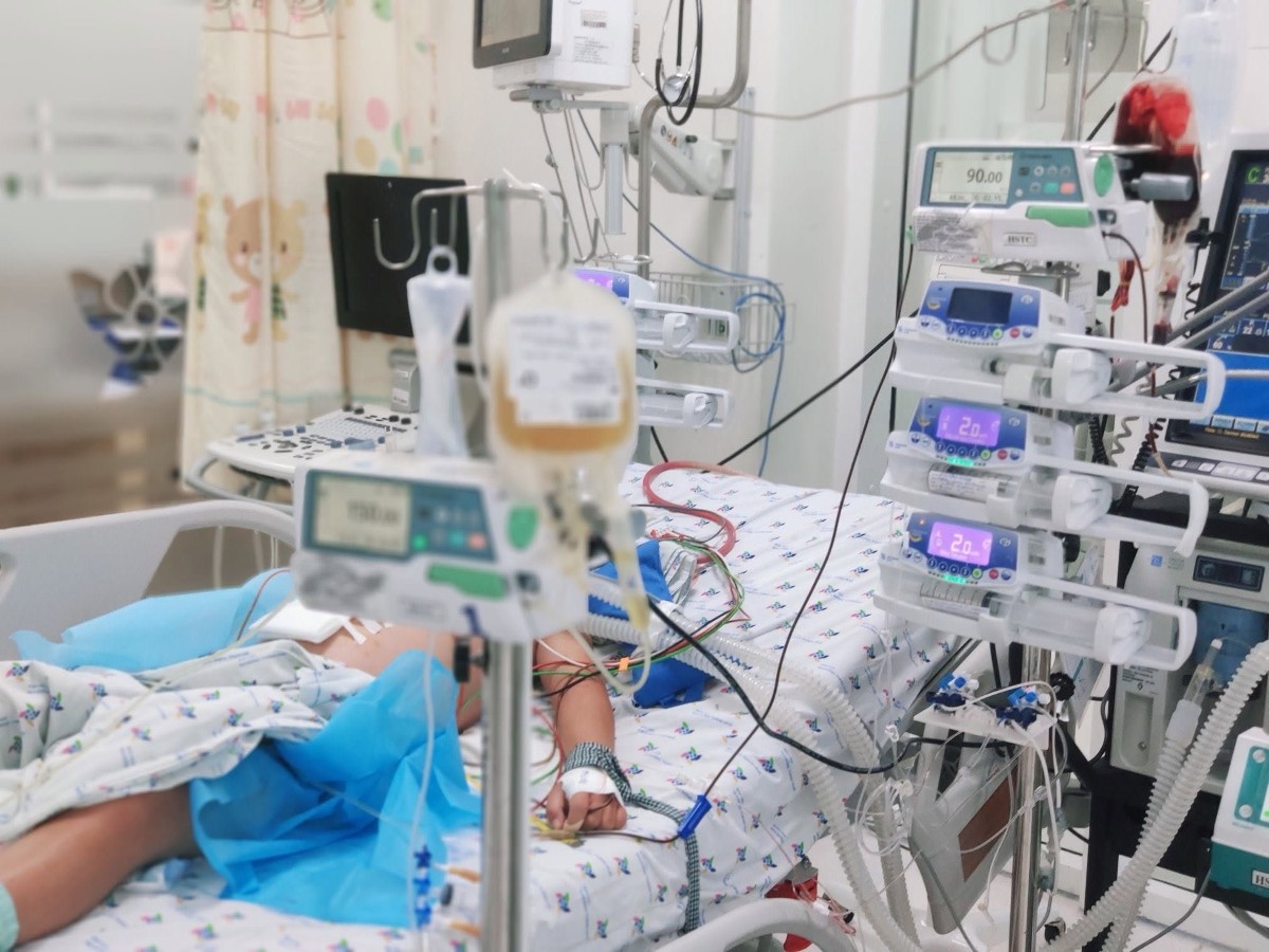 Từ đầu năm 2026 đến nay, cả nước ghi nhận hơn 50.000 trường hợp mắc sốt xuất huyết. Ảnh: Bệnh viện Nhi đồng Thành phố