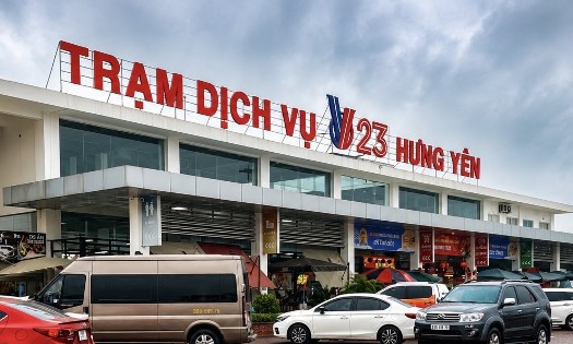 Một trạm dừng nghỉ trên cao tốc. Ảnh: Dũng Huỳnh
