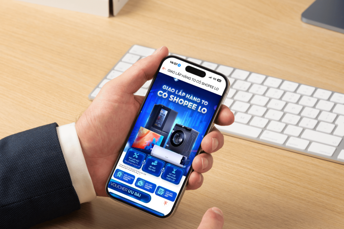 Các phương thức vận chuyển hàng kích cỡ lớn trên Shopee giúp nhà bán linh hoạt xử lý đơn hàng theo kích thước và đặc tính của từng sản phẩm. Ảnh: Shopee.