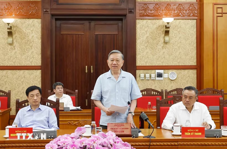 Tổng Bí thư, Chủ tịch nước Tô Lâm phát biểu - Ảnh: TTXVN