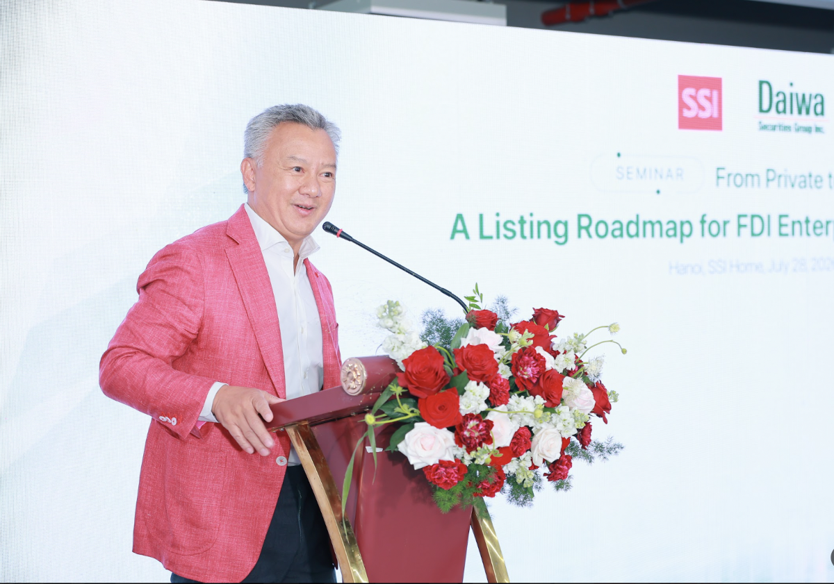 Ông Thomas Nguyễn, Giám đốc thị trường nước ngoài của SSI.