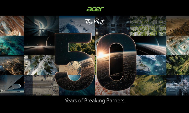 Lễ kỷ niệm năm nay diễn ra đúng vào dịp Acer tròn 50 năm hình thành và phát triển trong lĩnh vực công nghệ.