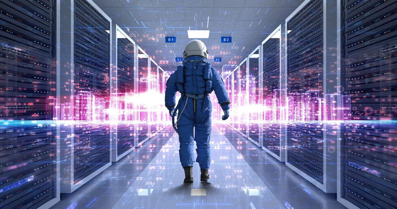 Ý tưởng đưa trung tâm dữ liệu lên quỹ đạo đang dần được xem là một hướng đi khả thi, mở ra mô hình hạ tầng số hoàn toàn mới cho nền kinh tế AI. Ảnh: Getty Images
