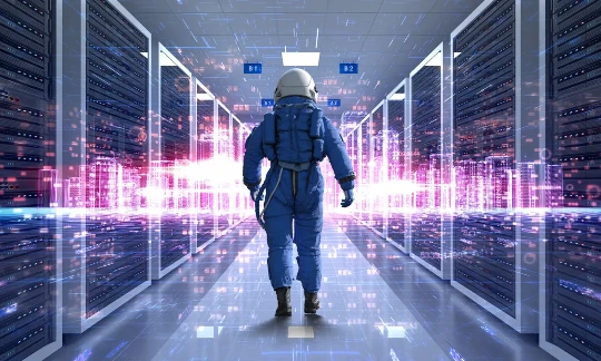 Ý tưởng đưa trung tâm dữ liệu lên quỹ đạo đang dần được xem là một hướng đi khả thi, mở ra mô hình hạ tầng số hoàn toàn mới cho nền kinh tế AI. Ảnh: Getty Images