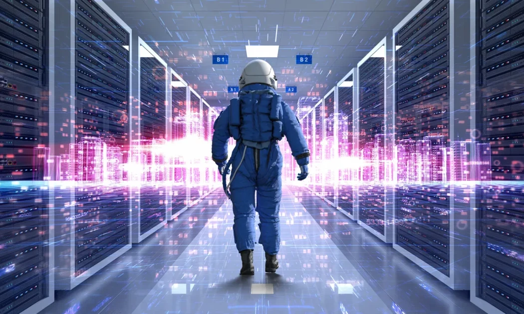 Ý tưởng đưa trung tâm dữ liệu lên quỹ đạo đang dần được xem là một hướng đi khả thi, mở ra mô hình hạ tầng số hoàn toàn mới cho nền kinh tế AI. Ảnh: Getty Images