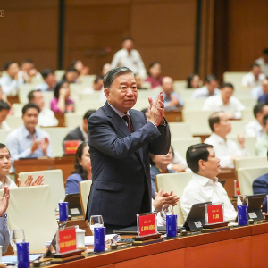Các đồng chí lãnh đạo Đảng và Nhà nước dự Hội nghị toàn quốc quán triệt và triển khai thực hiện Nghị quyết Hội nghị Trung ương 3- Ảnh 1. Tổng Bí thư, Chủ tịch nước Tô Lâm cùng các đồng chí lãnh đạo Đảng và Nhà nước, nguyên lãnh đạo Đảng và Nhà nước dự Hội nghị toàn quốc quán triệt và triển khai thực hiện Nghị quyết Hội nghị Trung ương 3 - Ảnh: VGP/Nhật Bắc