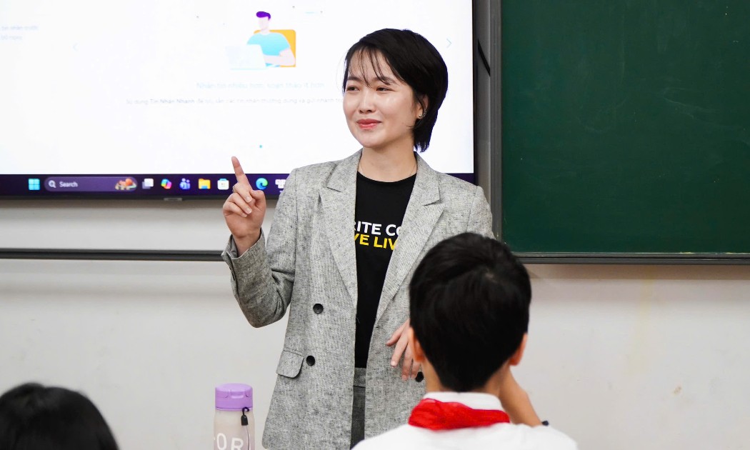 ThS. Haley Phan, chuyên gia nghiên cứu chiến lược Công nghệ và Giáo dục. Ảnh: NVCC