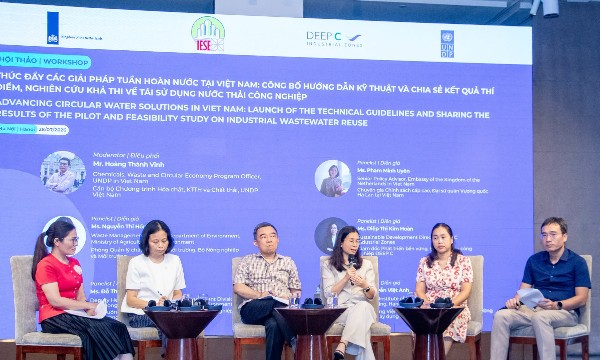Biến nước thải sau xử lý thành nguồn tài nguyên cho một tương lai tuần hoàn hơn
