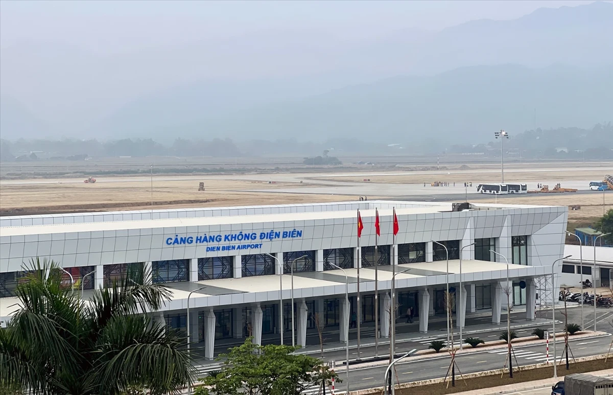 Cảng hàng không Điện Biên đón được các dòng máy bay như Airbus A320, A321... Ảnh: ACV