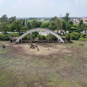 Khu đất 40ha tại phường Dương Kinh bị bỏ hoang nhiều năm đã bị Hải Phòng triển khai thủ tục thu hồi. Ảnh: HH.