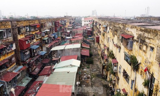 Có 177 toà chung cư cũ trên địa bàn Hải Phòng sẽ được phá dỡ để tái thiết. Ảnh: HĐ.