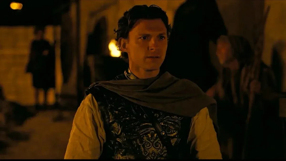 Tom Holland trong một cảnh phim "The Odyssey". Ảnh: Universal