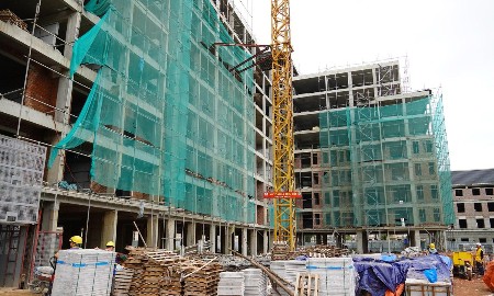 Tỉnh Quảng Trị đang đẩy nhanh tiến độ các dự án nhà ở xã hội. Ảnh: Tiến Nhất