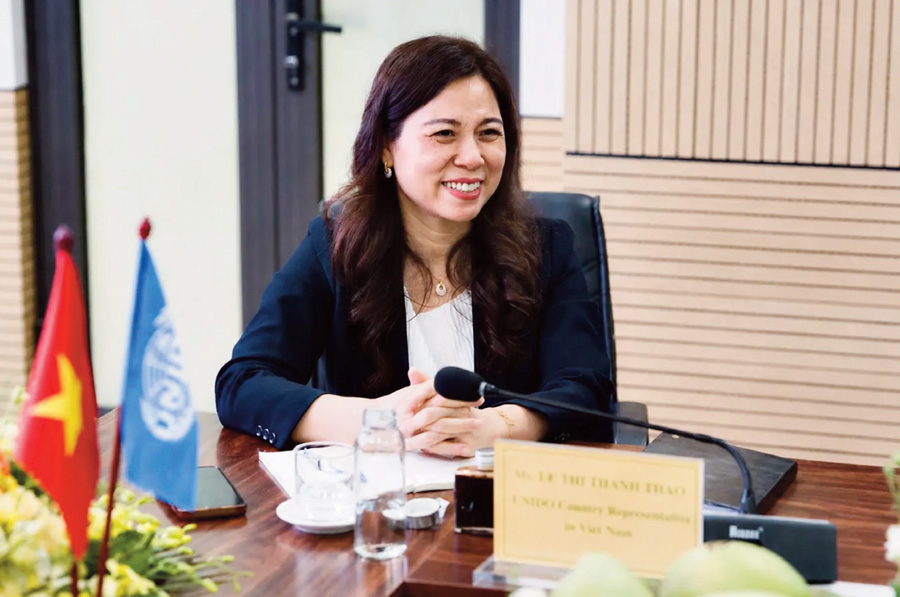 Ms. Le Thi Thanh Thao from the UNIDO Vietnam.
