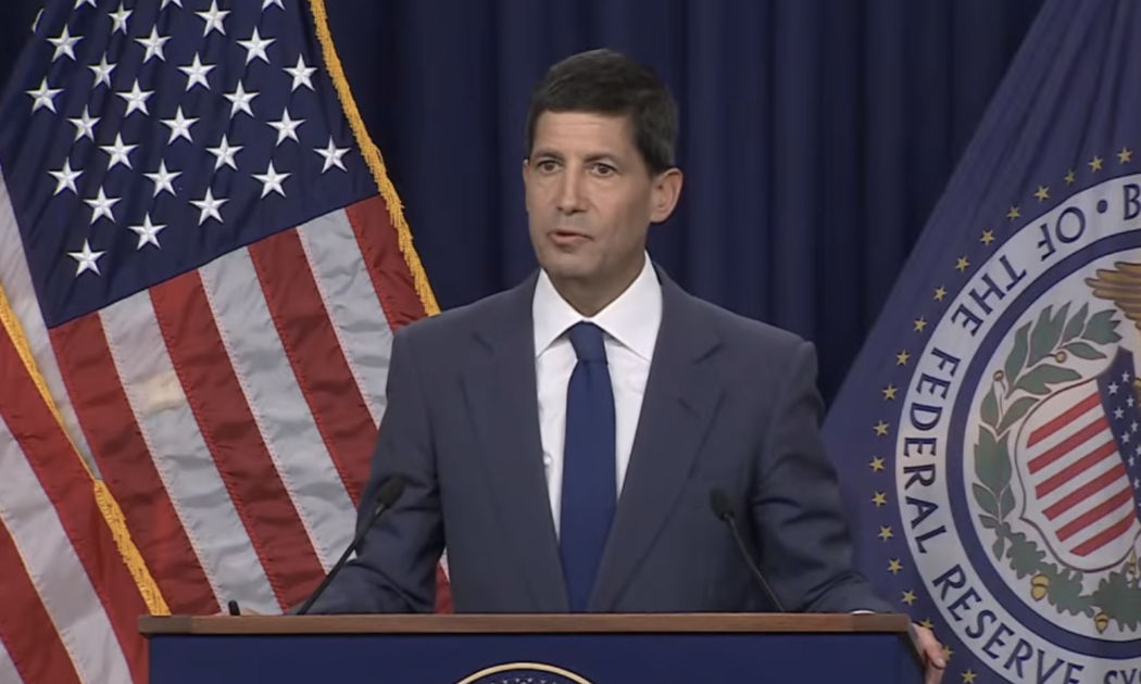 Chủ tịch Fed Kevin Warsh tại buổi họp báo ngày 29/7 ở Washington DC - Ảnh chụp màn hình.
