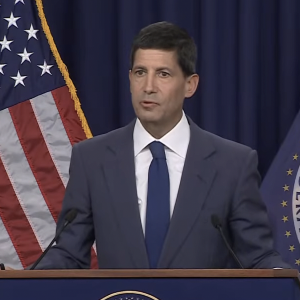 Chủ tịch Fed Kevin Warsh tại buổi họp báo ngày 29/7 ở Washington DC - Ảnh chụp màn hình.