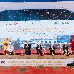 Ngày 11/5/2026, AIG động thổ xây dựng Nhà máy Chế biến Dừa Á Châu II tại tỉnh Vĩnh Long, góp phần nâng tầm vị thế nguyên liệu nông sản Việt Nam trên toàn cầu. Ảnh: AIG.