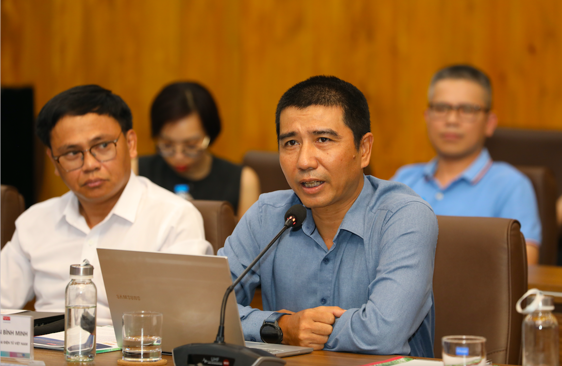 ThS. Nguyễn Bình Minh, Ủy viên Ban Chấp hành Hiệp hội Thương mại điện tử Việt Nam. Ảnh: Tri Phong.