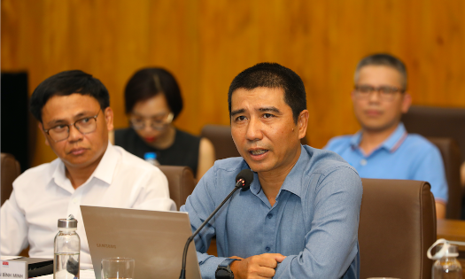 Ông Nguyễn Bình Minh - Hội đồng tư vấn cấp cao về Thương mại điện tử - Hiệp hội Thương mại điện tử Việt Nam. Ảnh: Tri Phong.