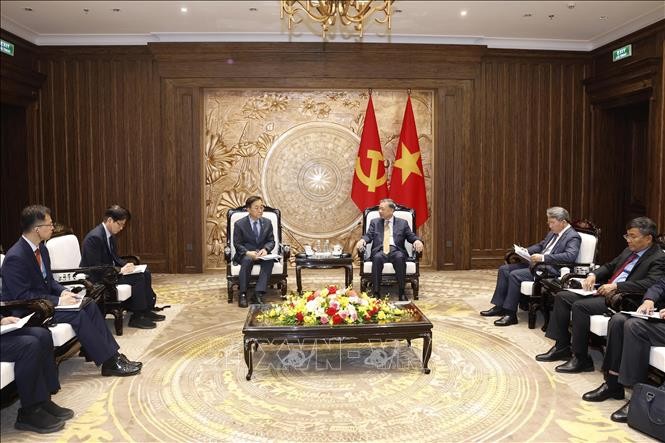 Quang cảnh buổi tiếp. Ảnh: TTXVN