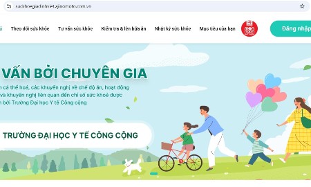Trang chủ website Ajinomoto Sức khỏe gia đình Việt tại địa chỉ www.suckhoegiadinhviet.ajinomoto.com.vn
