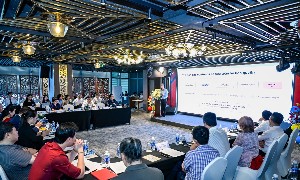 Bàn tròn Quản trị với chủ đề "Bảo vệ quyền tác giả và quyền liên quan trên không gian mạng: Nhận diện và thích ứng". Ảnh: VACD