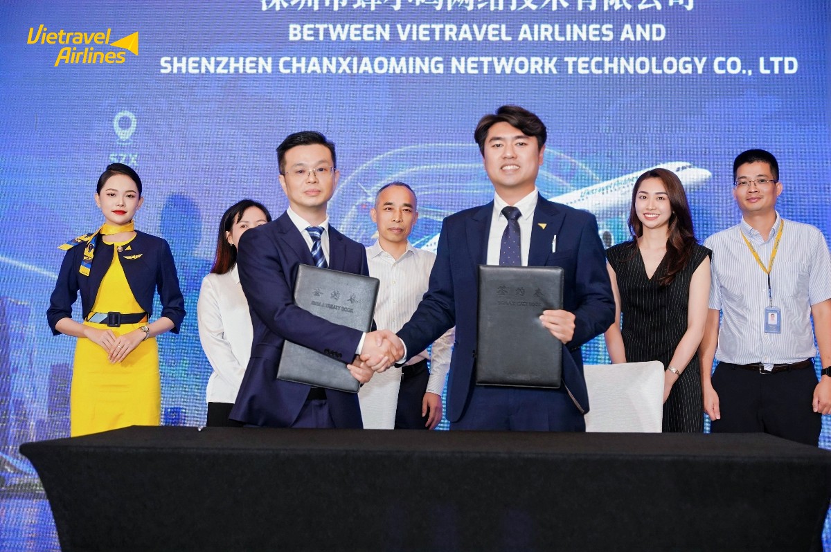 Vietravel Airlines chính thức ra mắt Tổng Đại lý khu vực phía Nam Trung Quốc. Ảnh: Vietravel Airlines.