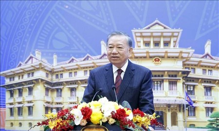 Tổng Bí thư, Chủ tịch nước Tô Lâm phát biểu. Ảnh: Thống Nhất/TTXVN