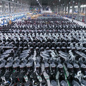 Khối xe máy điện đang 
