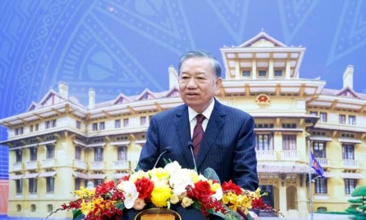 Party General Secretary and State President To Lam speaks at the opening of the 33rd Diplomatic Conference in Hanoi on August 1, 2026. (Photo: VNA)