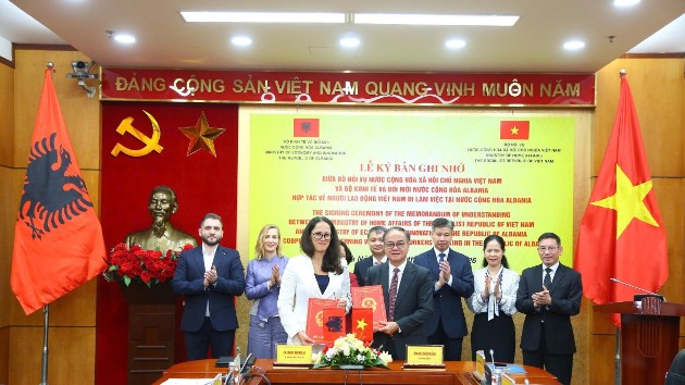 Vietnam, Albania sign MoU to boost labor export and human resource ties