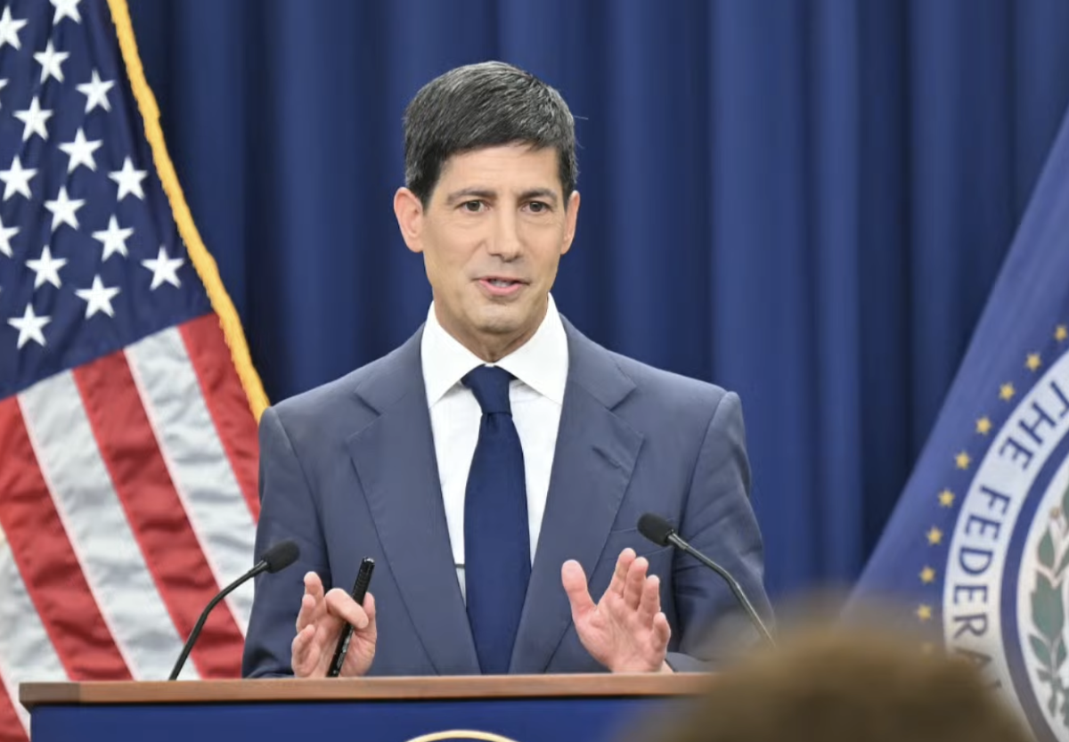 Chủ tịch Fed Kevin Warsh tại buổi họp báo sau cuộc họp Fed ngày 29/7/2026 - Ảnh chụp màn hình.