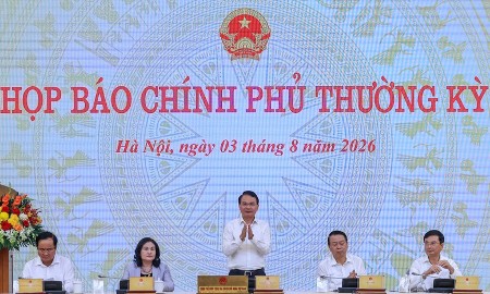 Họp báo Chính phủ thường kỳ tháng 7: Quyết liệt thúc đẩy tăng trưởng hai con số