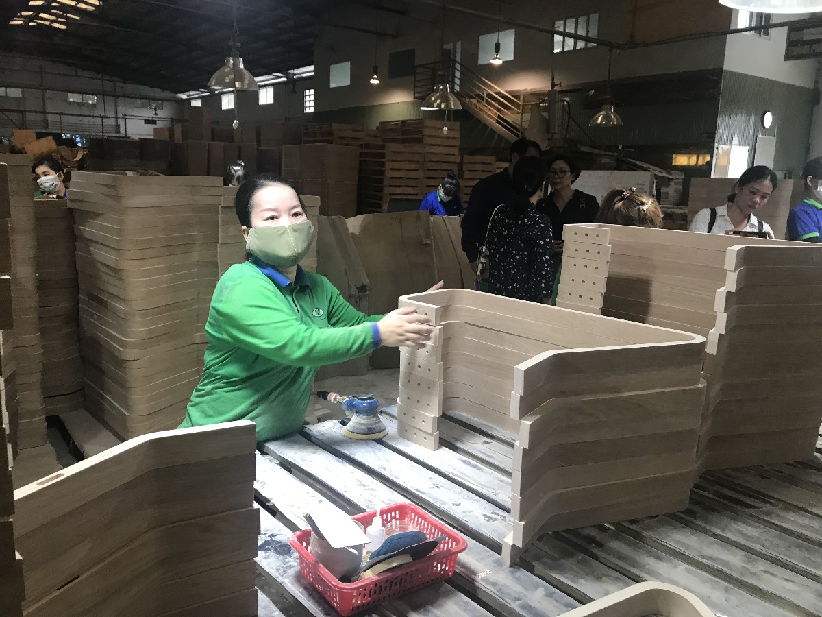 Ngành gỗ đóng góp lớn vào GDP nông lâm ngư nghệp. Ảnh: Chu Khôi.