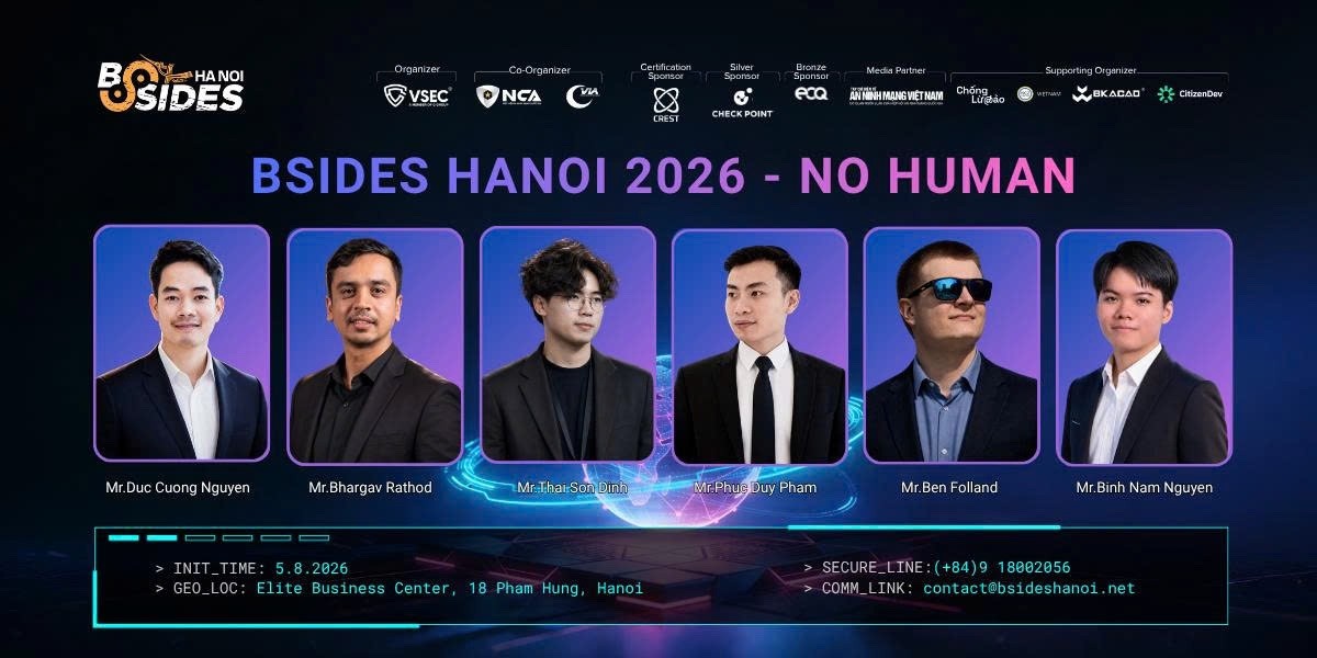 6 diễn giả - 6 góc nhìn về những thay đổi đang định hình tương lai của an ninh mạng.