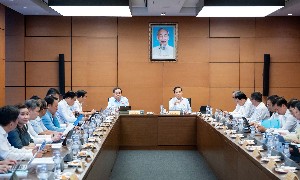 Quang cảnh Phiên họp tại Tổ 2. Ảnh: Cổng thông tin điện tử Quốc hội.