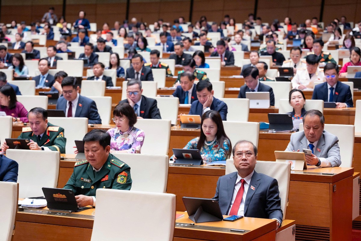 Đại biểu tham dự Phiên họp. Ảnh: Quốc hội.