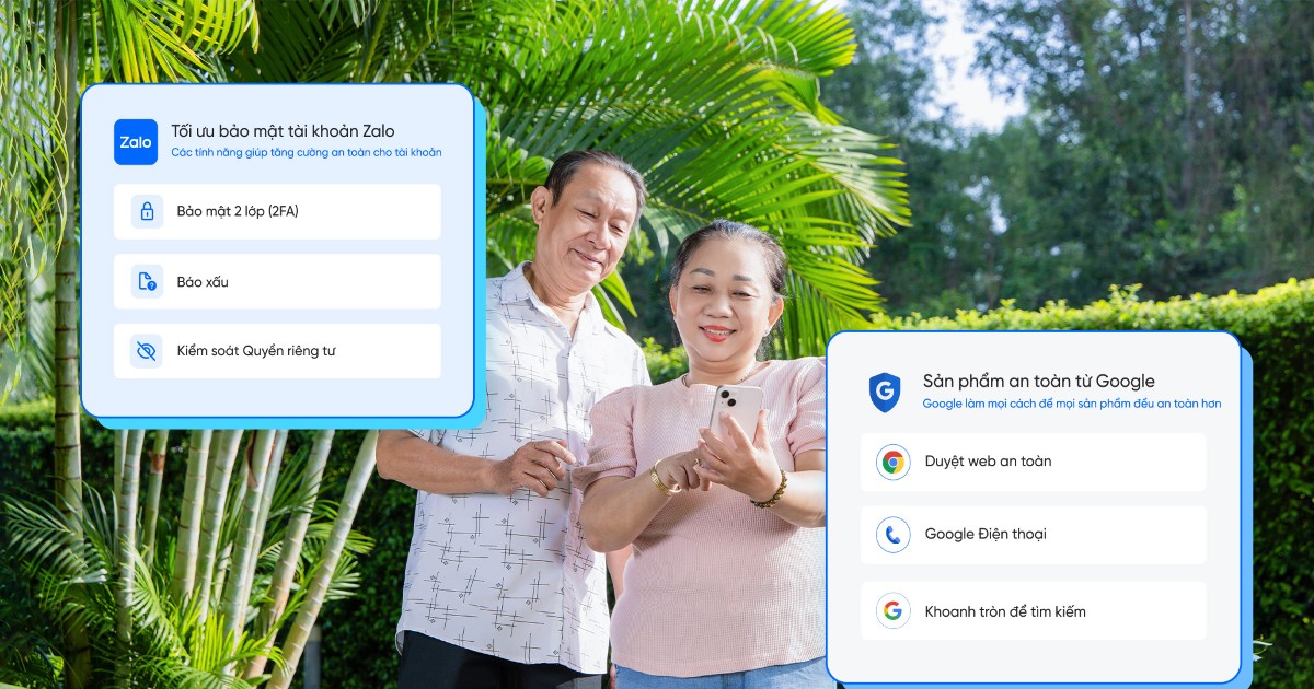 Zalo và Google ra mắt Trung tâm an toàn số, ứng dụng AI chống lừa đảo trực
