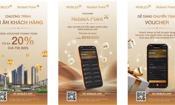 Sunshine Group tri ân khách hàng thân thiết với voucher NobleX Point