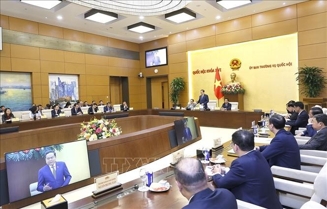 Quang cảnh cuộc làm việc. Ảnh: TTXVN.