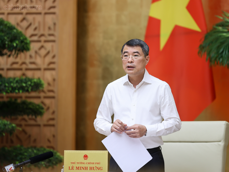 Đồng chí Lê Minh Hưng, Ủy viên Bộ Chính trị, Bí thư Đảng ủy Chính phủ, Thủ tướng Chính phủ làm Trưởng Ban Chỉ đạo - Ảnh: VGP/Nhật Bắc