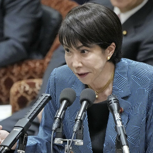 Thủ tướng Nhật Bản Sanae Takaichi - Ảnh: Kyodo.